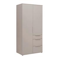 Drehtürenschrank Dune Kaschmir ca. 90x197x55cm - Kaschmir, MODERN, Holzwerkstoff/Metall (90/197/55cm) - Mömax