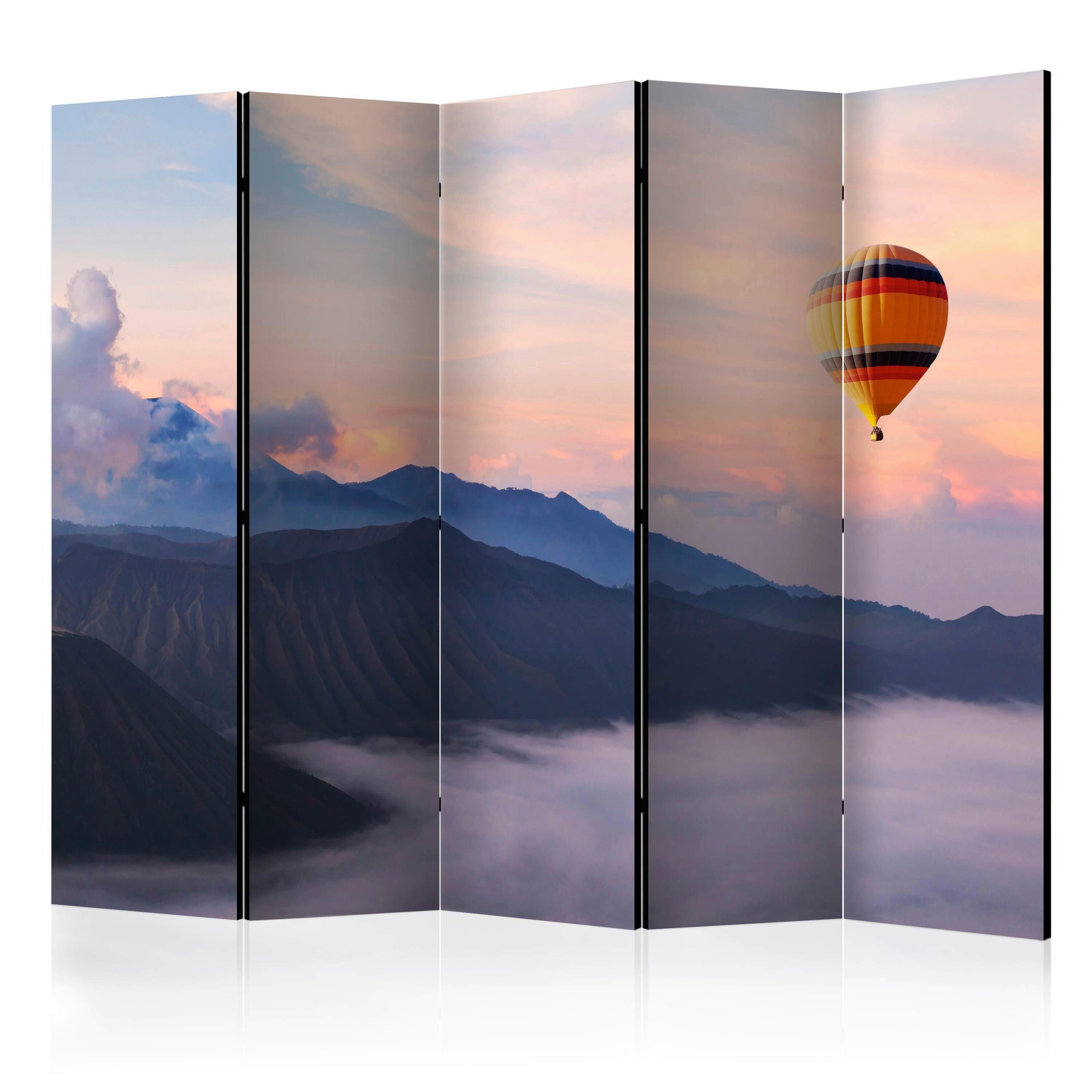 Paravan It Is Worth Dreaming I, 5-Delni, Dvostranski - večbarvno, Basics, tekstil/les (225/172/3cm) - artgeist