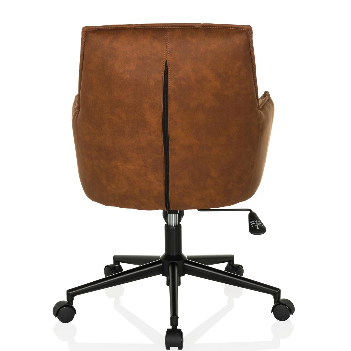 Drehstuhl Solao Life Braun - Schwarz/Braun, MODERN, Kunststoff/Textil (54/85/70cm) - MID.YOU