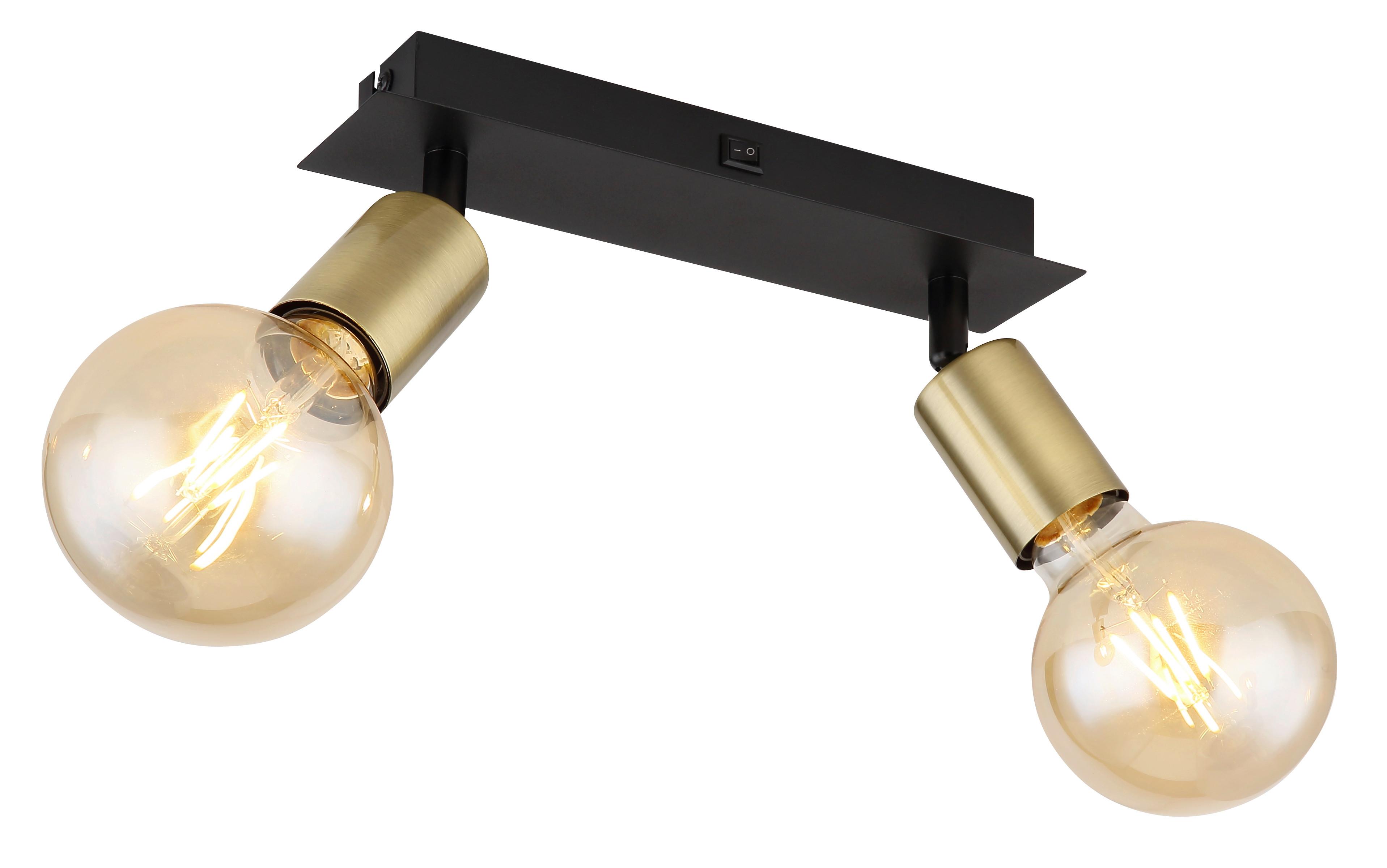 Strahler Lilliana in Schwarz max. 40 Watt - Schwarz, Design, Metall (25/6/10,5cm) - Globo