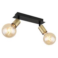 Strahler Lilliana in Schwarz max. 40 Watt - Schwarz, Design, Metall (25/6/10,5cm) - Globo