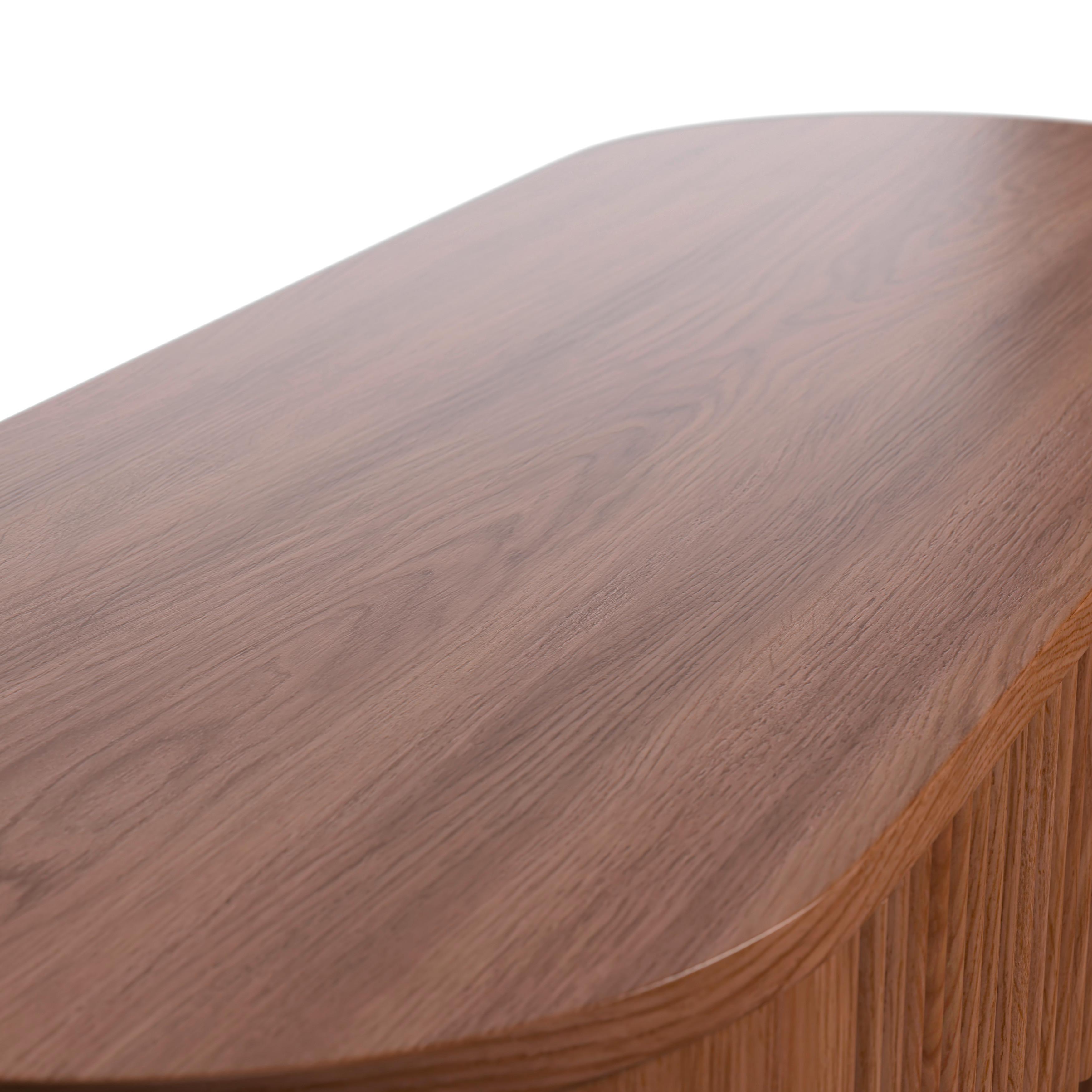 KONSOLBORD NOAH - valnötsfärgad, Modern, trämaterial (112/40/79cm) - Bessagi Home