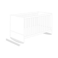 FUNKCJA KOŁYSKI - ZESTAW 2310011 FIONA -PV- - biały, Trend, materiał drewnopochodny (75,8/3,2/8cm) - Paidi