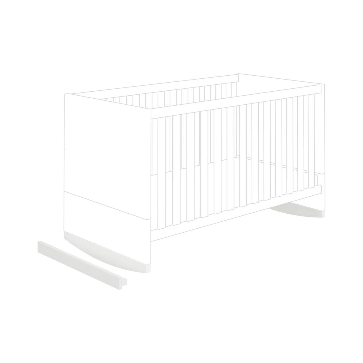 FUNKCJA KOŁYSKI - ZESTAW 2310011 FIONA -PV- - biały, Trend, materiał drewnopochodny (75,8/3,2/8cm) - Paidi