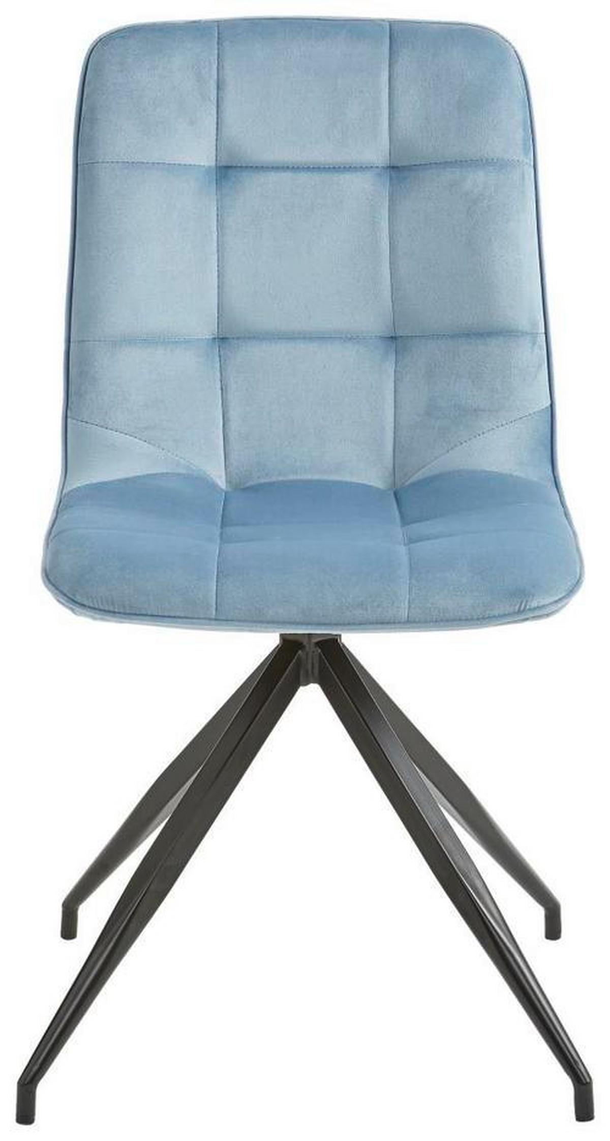 KRZESŁO FREDDY - różowy/czarny, Basics, metal/tkanina (48,5/88/59cm) - P & B