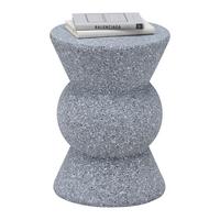 Beistelltisch Tondo Kunststein granitfarben - Graphitfarben, MODERN, Stein (34/45/34cm) - Premium Living