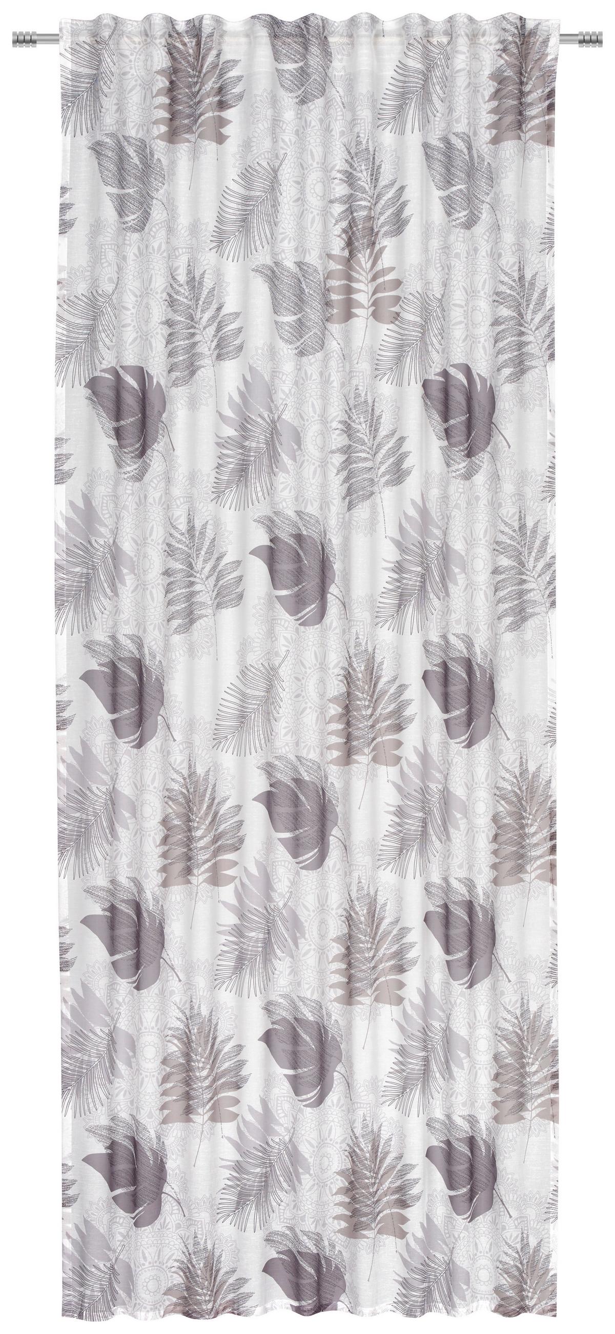 ZASŁONA GOTOWA LASCO - antracytowy, Basics, tkanina (140/255cm) - Esposa