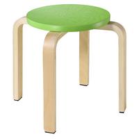 Tabure Smile - zelena/prirodna boja, Konvencionalno, pločasti materijal/plastika (26/30cm) - Mömax
