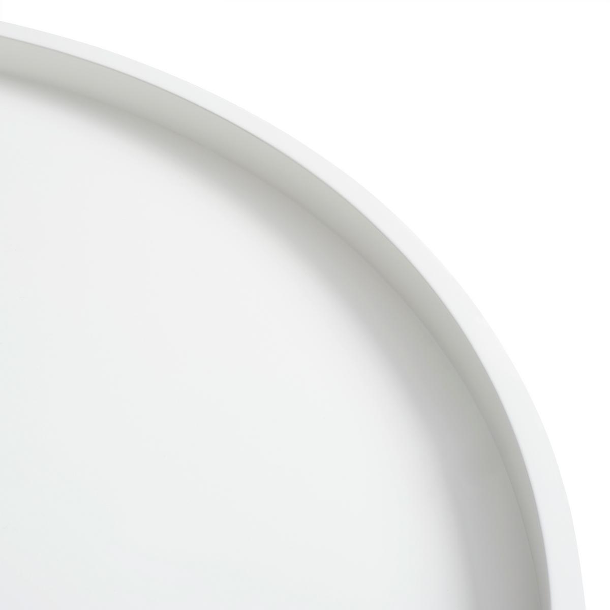 Couchtisch Malabo Weiß ca. 80x45x80cm - Schwarz/Weiß, MODERN, Holzwerkstoff/Metall (80/45/80cm) - Premium Living