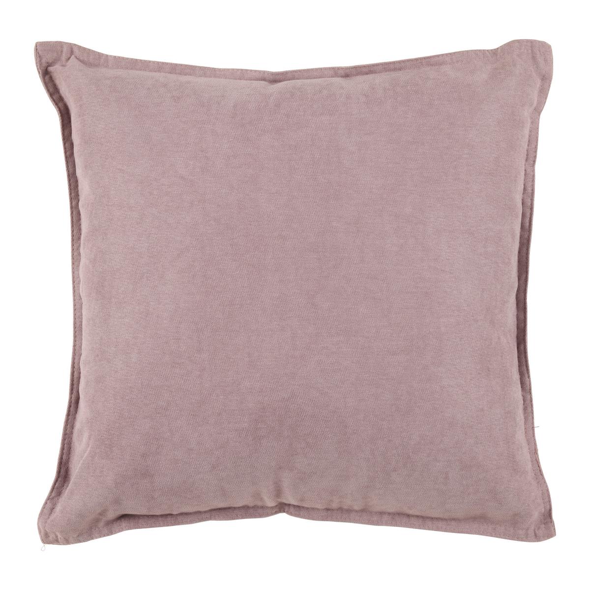 Zierkissen Nathi Mauve ca. 45x45cm - Mauve, KONVENTIONELL, Textil (45/45cm) - Modern Living