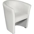 Fotelj Hugo - črna/bela, Basics, umetna masa/tekstil (69/76/59cm) - Mömax modern living Fotelj Hugo - črna/bela, Basics, umetna masa/tekstil (69/76/59cm) - Mömax modern living