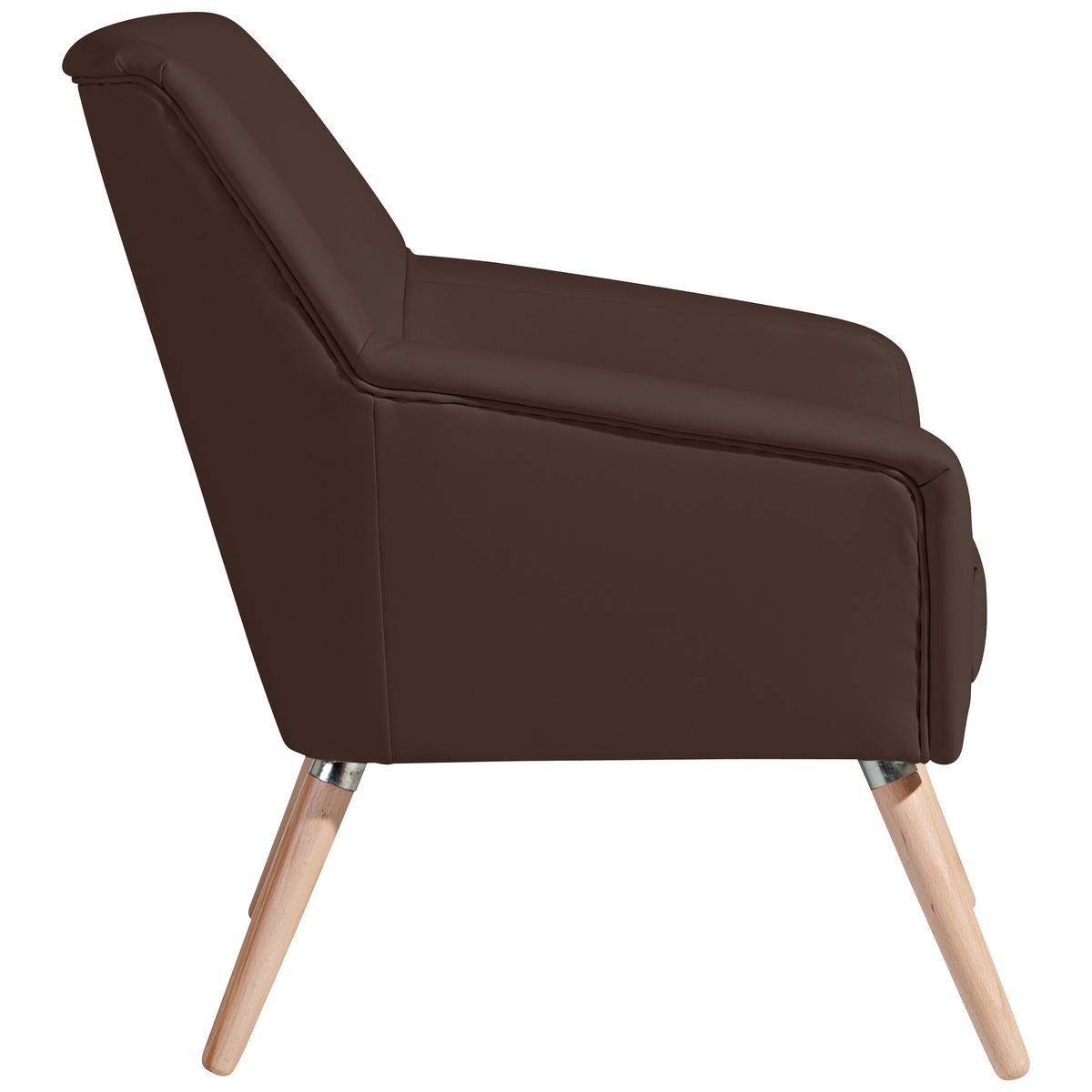 SESSEL ALEGRO - Buchefarben/Braun, Design, Holz/Textil (67/81/71cm) - Max Winzer