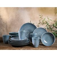 Kombinirani Servis Reactive Blue, 16-Delni - modra, keramika - Creatable