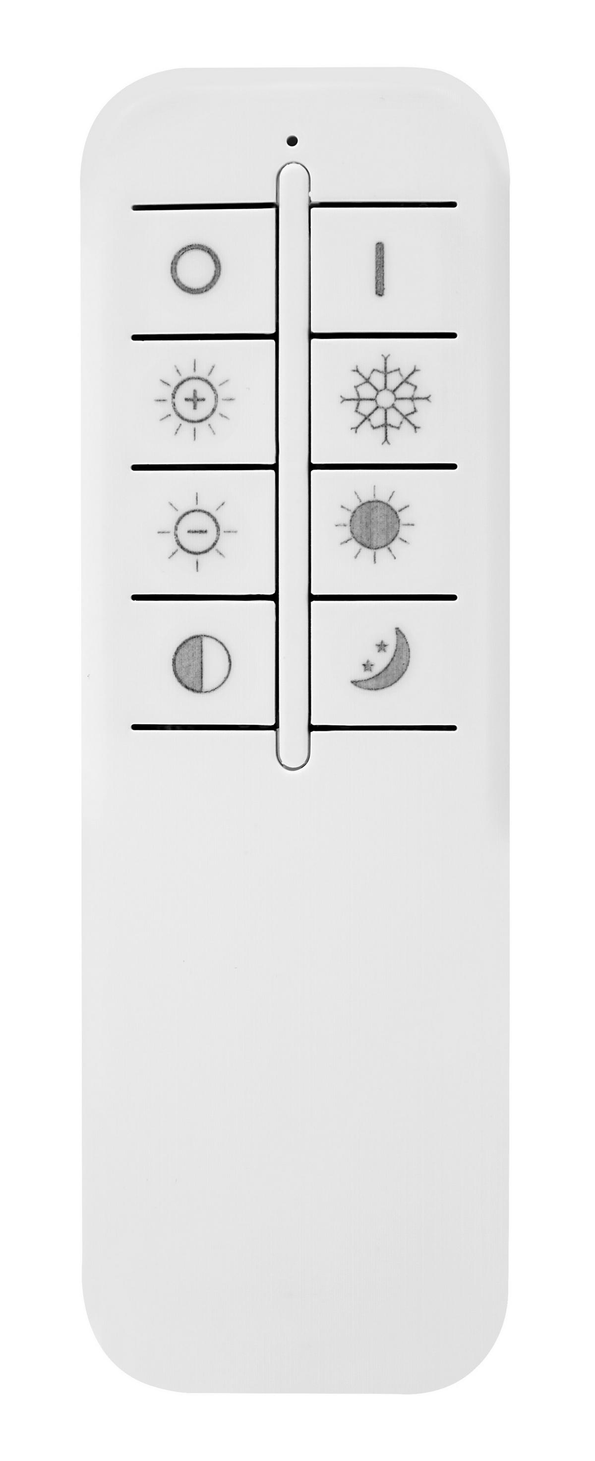 LED-DECKENLEUCHTE 48007FSH-30 TUYA - Design, Glas/Kunststoff (50/8,8cm) - Globo