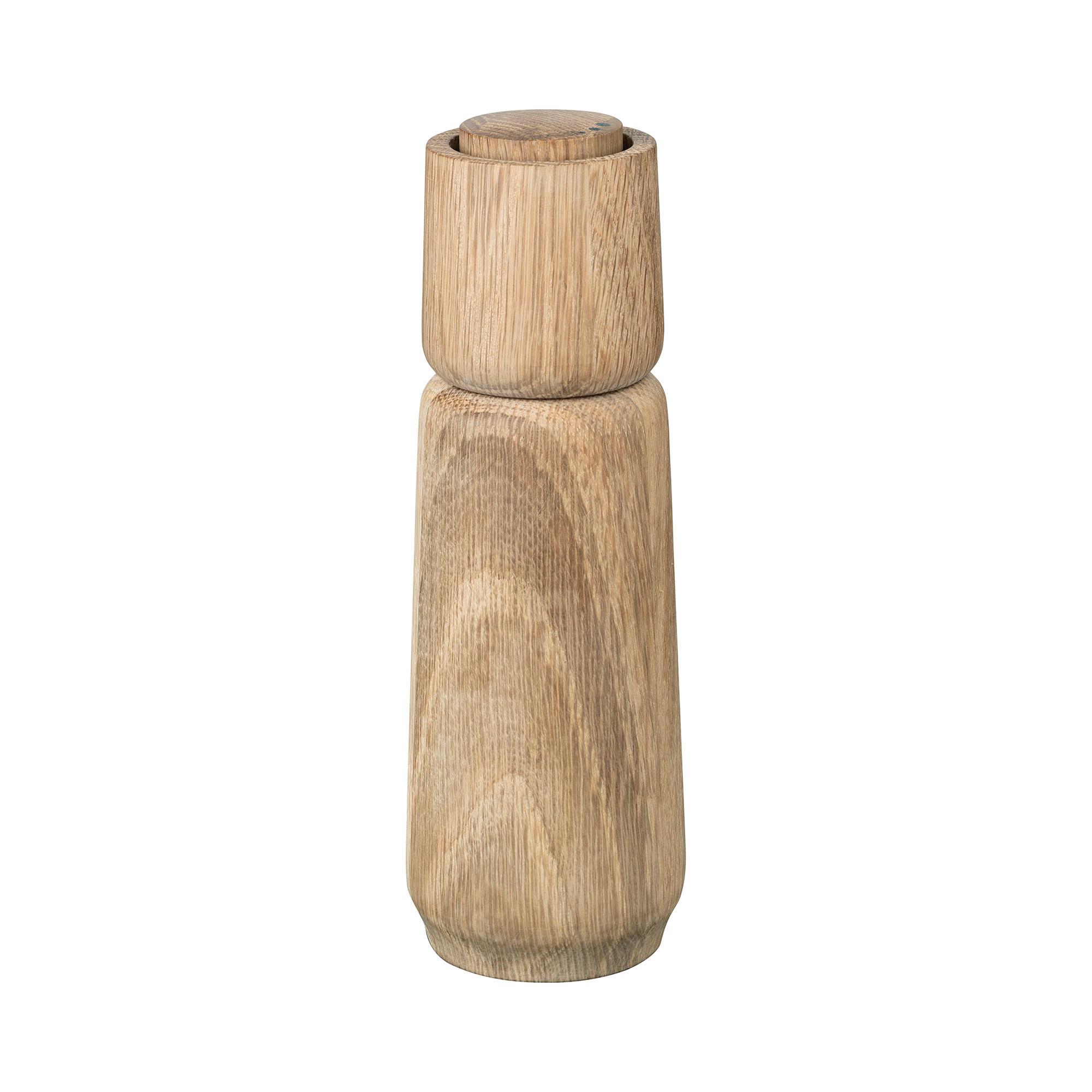 MŁYNEK DO SOLI LUB PIEPRZU 64267 - jasnobrązowy, Konventionell, drewno/ceramika (5/16cm) - Blomus