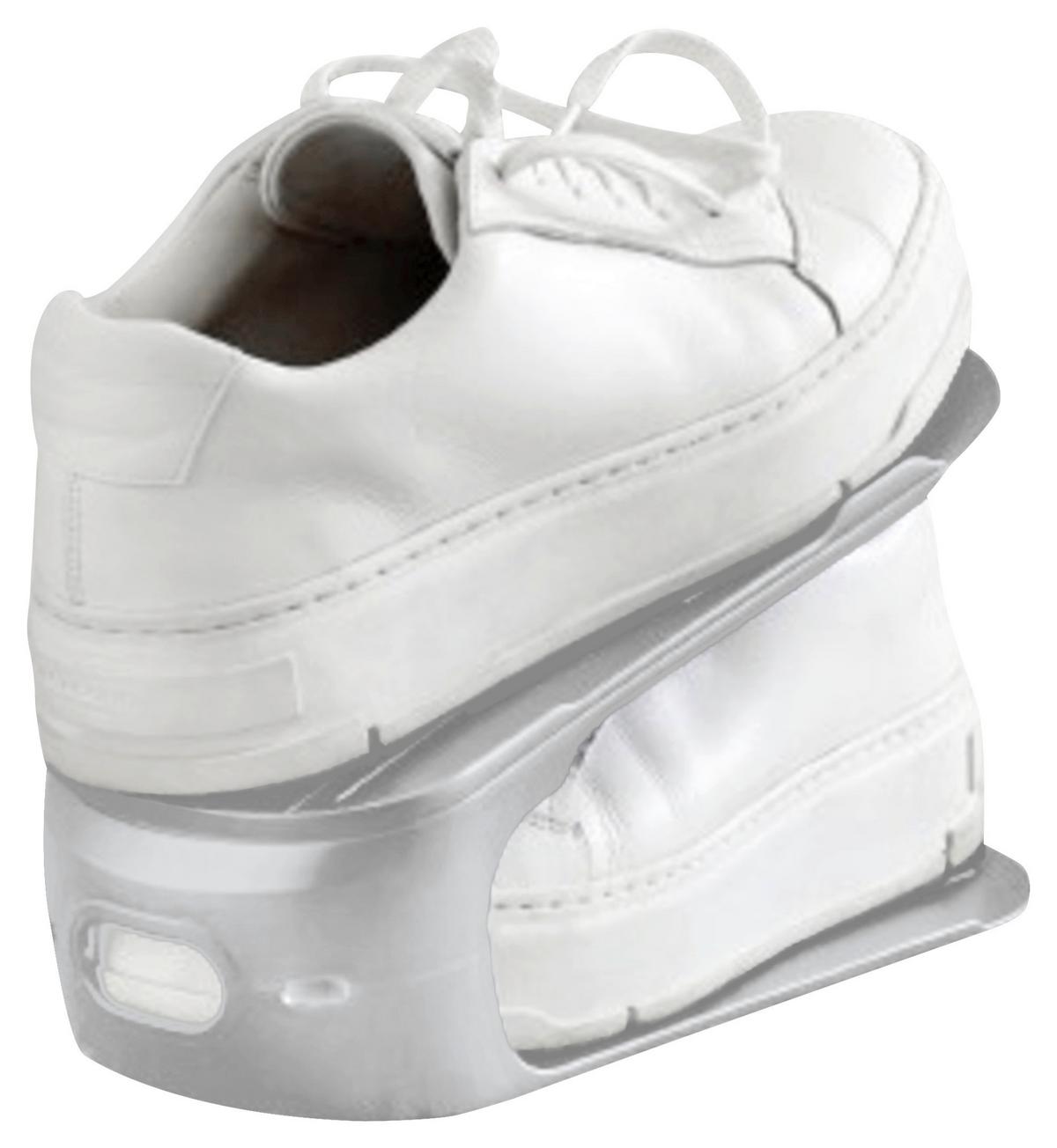 Cipőtároló Leo - szürke, Konventionell, műanyag (11/27,5/12,5cm) - Mömax