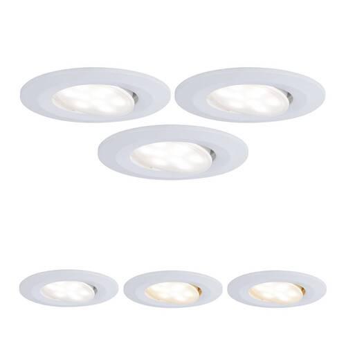 LED-Deckenleuchte Calla IP65 in Weiß max. 3x 5,5 Watt - Weiß, Basics, Kunststoff (9cm) - Paulmann