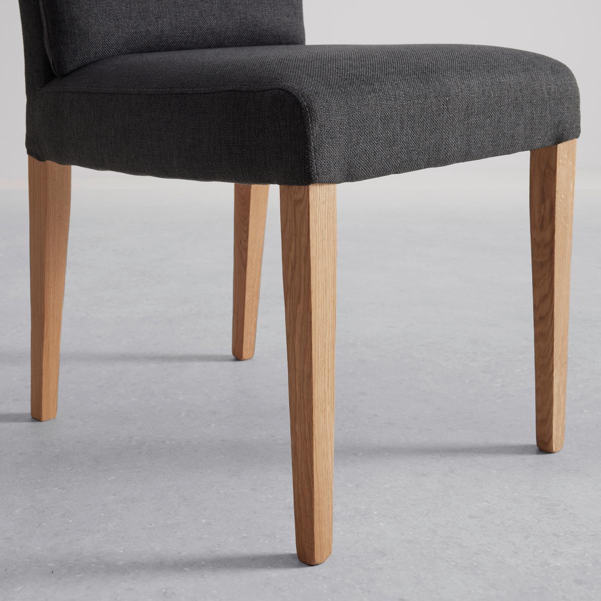Stuhl Linda Eiche/Anthrazit - Anthrazit, MODERN, Holz/Textil (48/97/66cm) - Mömax