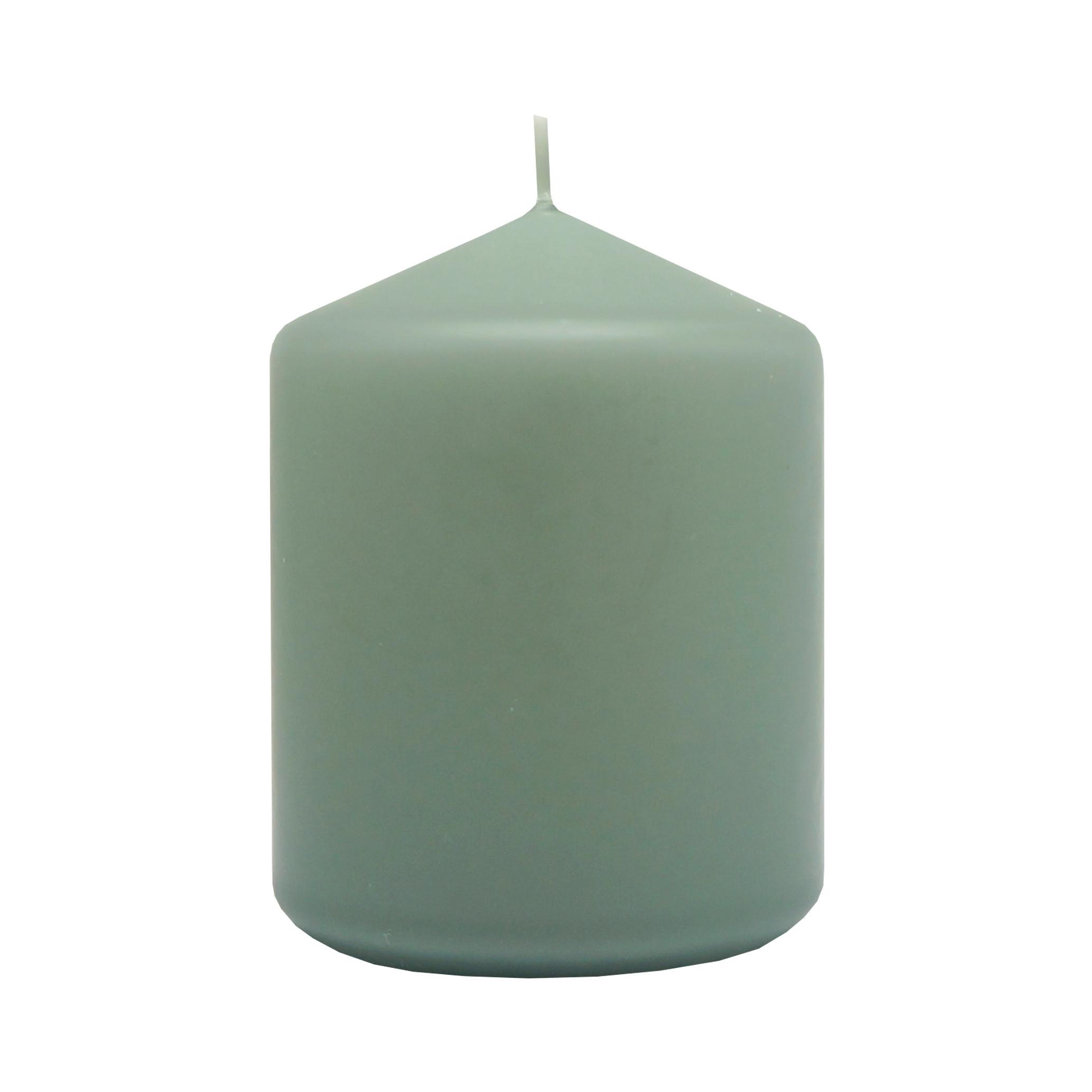 Stumpenkerze Liona Salbeigrün - Salbeigrün (6,8/9cm) - Mömax