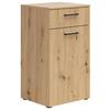Kommode Multistauraum Eiche Artisan - Anthrazit/Schwarz, Modern, Holzwerkstoff/Kunststoff (45/83/40cm) - Premium Living
