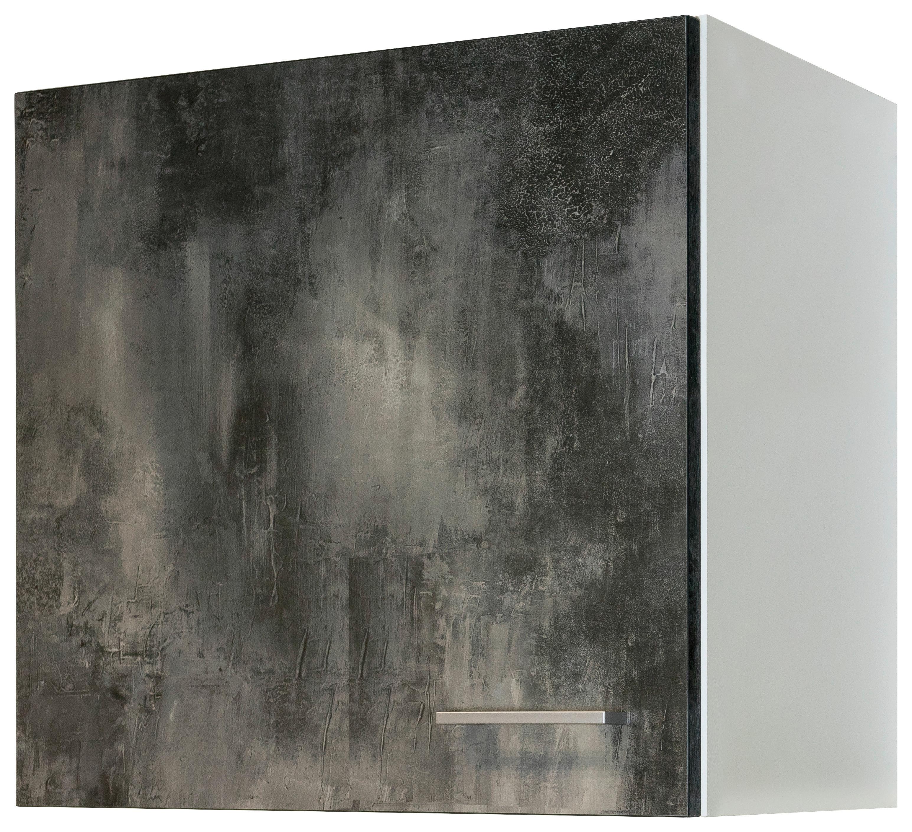 Kuhinjska Zgornja Omarica Lucca, Bela, Videz Kamna - bela/barve aluminija, Konvencionalno, umetna masa/leseni material (60/54,8/32cm) - FlexWell