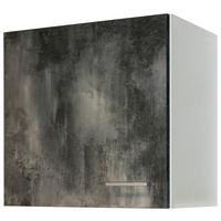 Küchenoberschrank Lucca Weiß/Graubraun - Graubraun/Alufarben, KONVENTIONELL, Holzwerkstoff/Kunststoff (60/54,8/32cm) - FlexWell