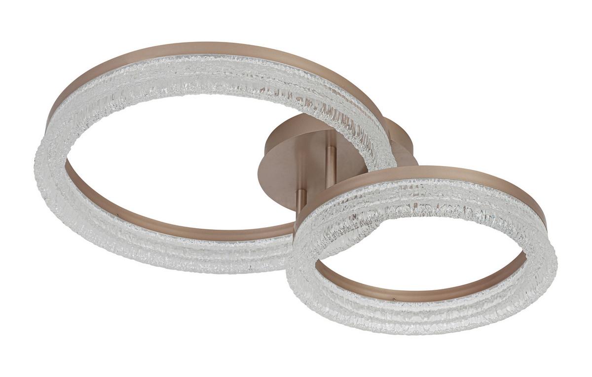 LED-Deckenleuchte Martin Cappuccino max. 30 Watt - Cappuccino, MODERN, Kunststoff/Metall (41,5/62/14,5cm) - Mömax