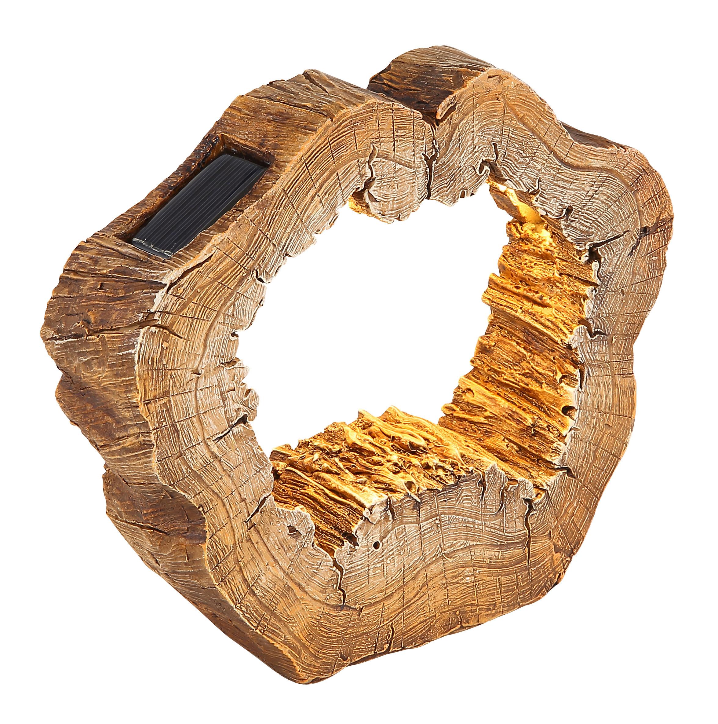 LED-Außenleuchte Krissy max. 0,06 Watt - Braun, Konventionell, Kunststoff (20,5/17,3/6,5cm) - Modern Living