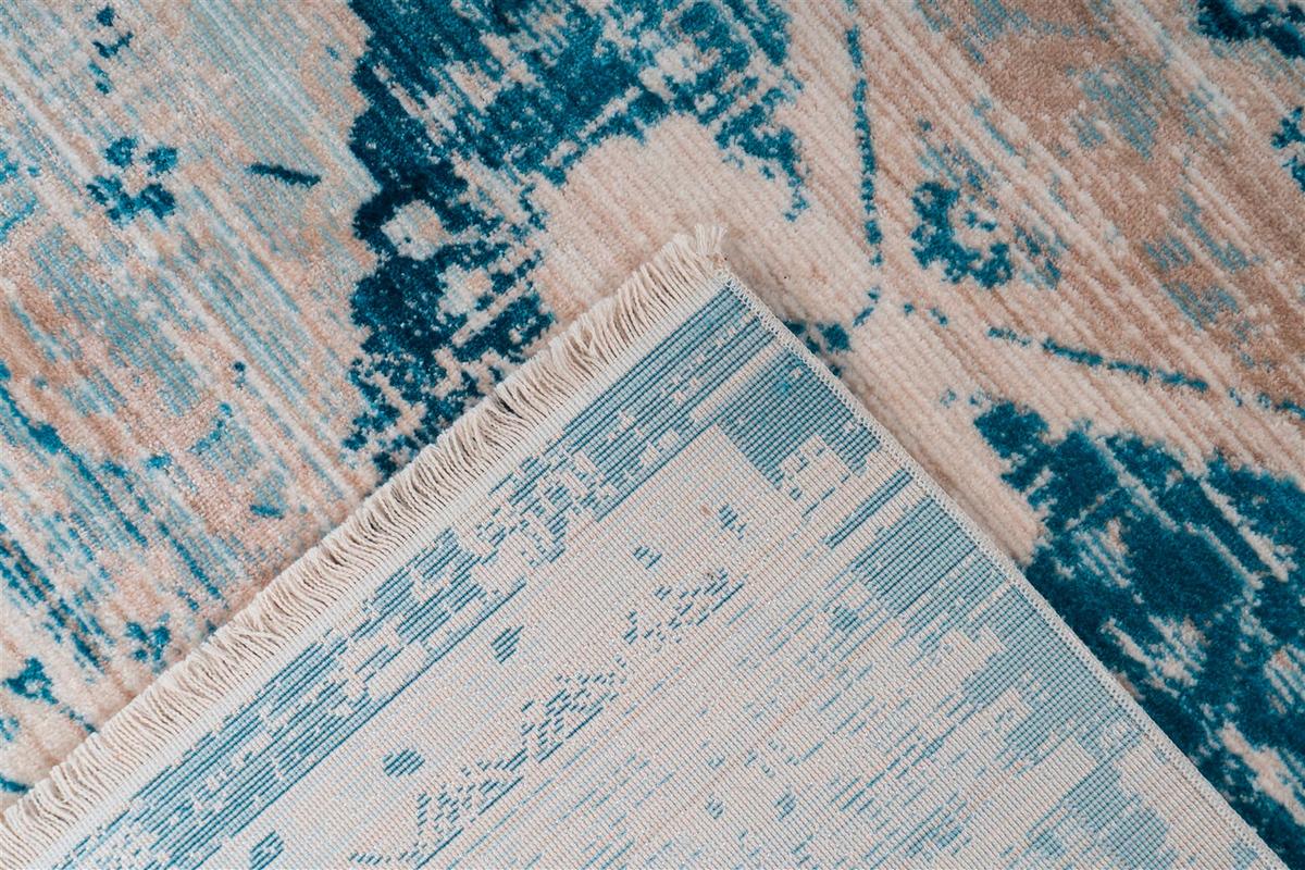 WEBTEPPICH BAROQUE 525 CREME/BLAU 200X290 - Blau/Creme, Basics, Textil (200/290cm) - Kayoom