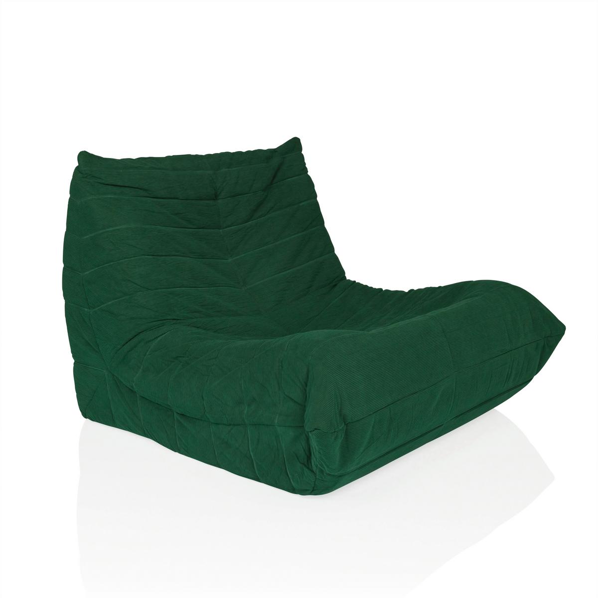 Naslanjač Sitzolo, Zelena - zelena, Moderno, tekstil (90/72/100cm) - MID.YOU