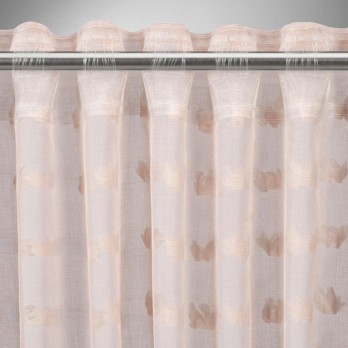 Draperie confecționată Bella - roz deschis, Romantik / Landhaus, textil (140/245cm) - Mömax