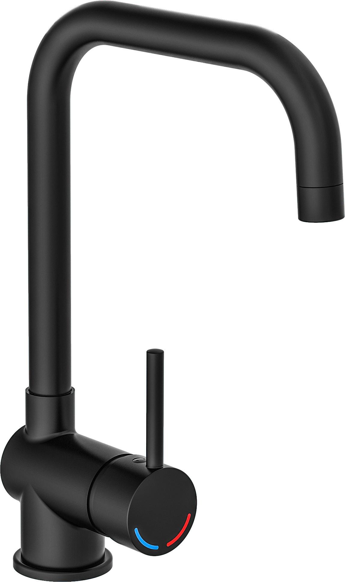 Küchenarmatur NI182GABL - Schwarz, Trend, Metall (5,5/33,0/23,0cm) - Schütte