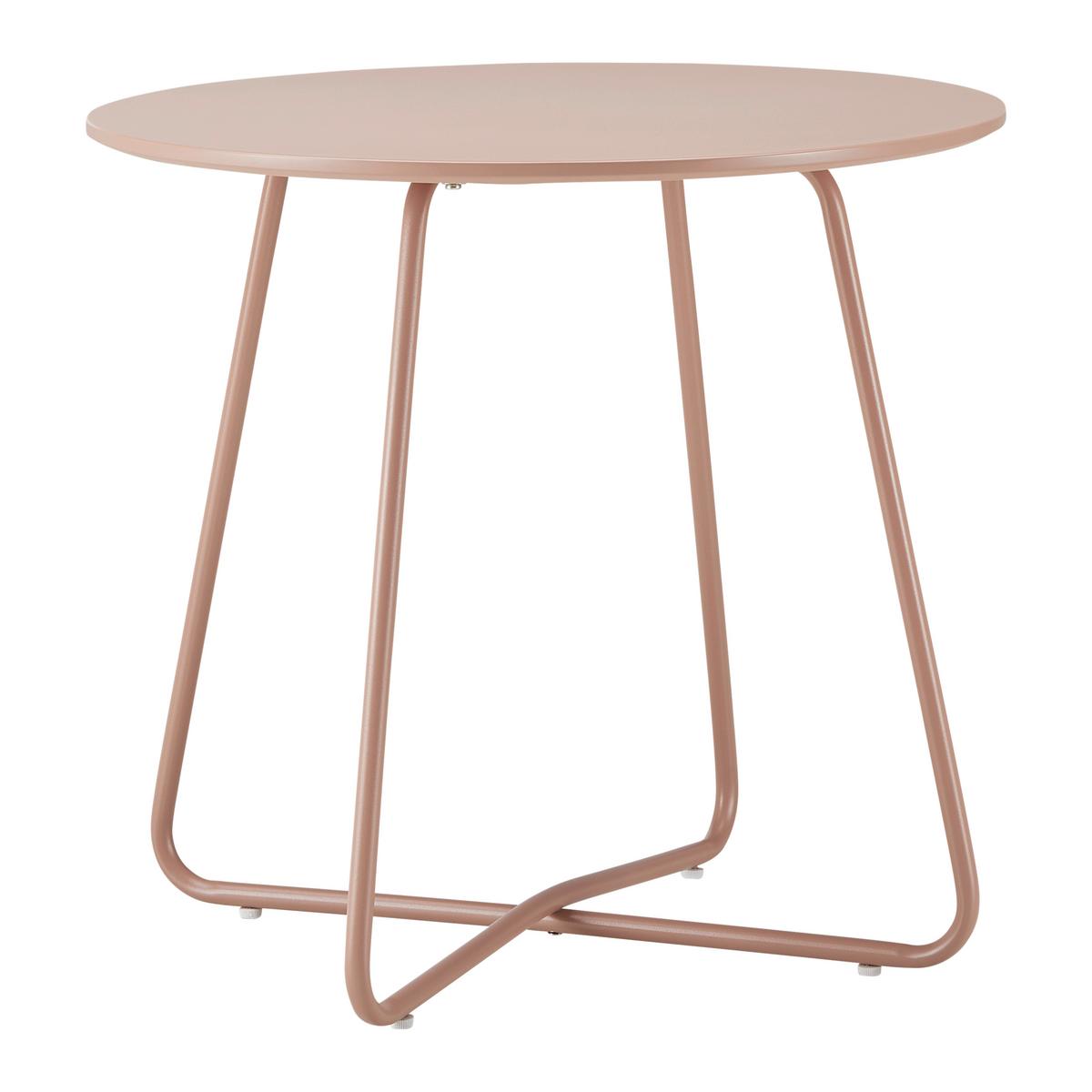 Kindersitzgruppe Casey Rosa Kunststoff/Metall - Rosa, MODERN, Kunststoff/Metall (60/56/60cm) - Bessagi Kids