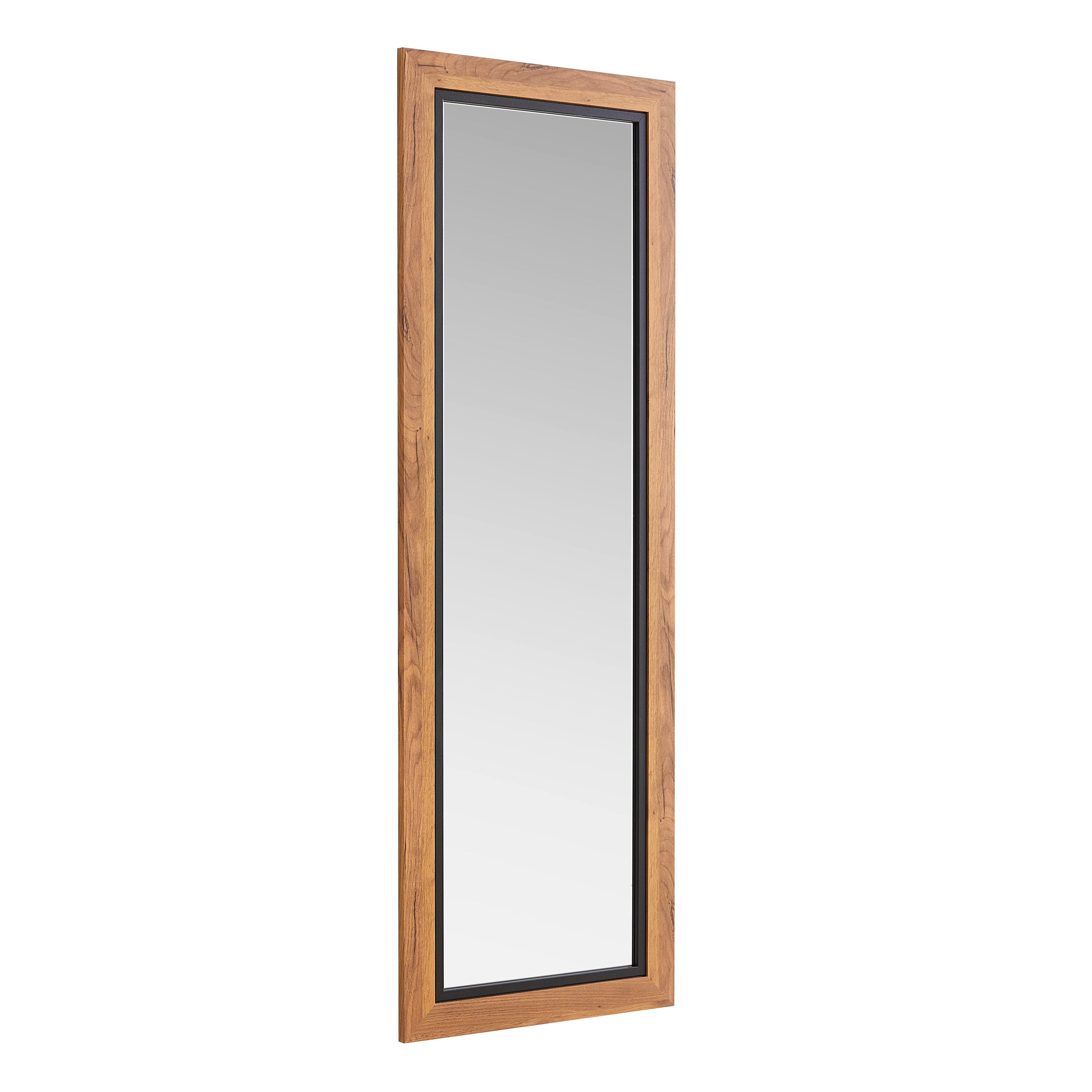 Wandspiegel In Eichefarben - Eichefarben, Modern, Glas/Holzwerkstoff (55/165cm) - Mömax