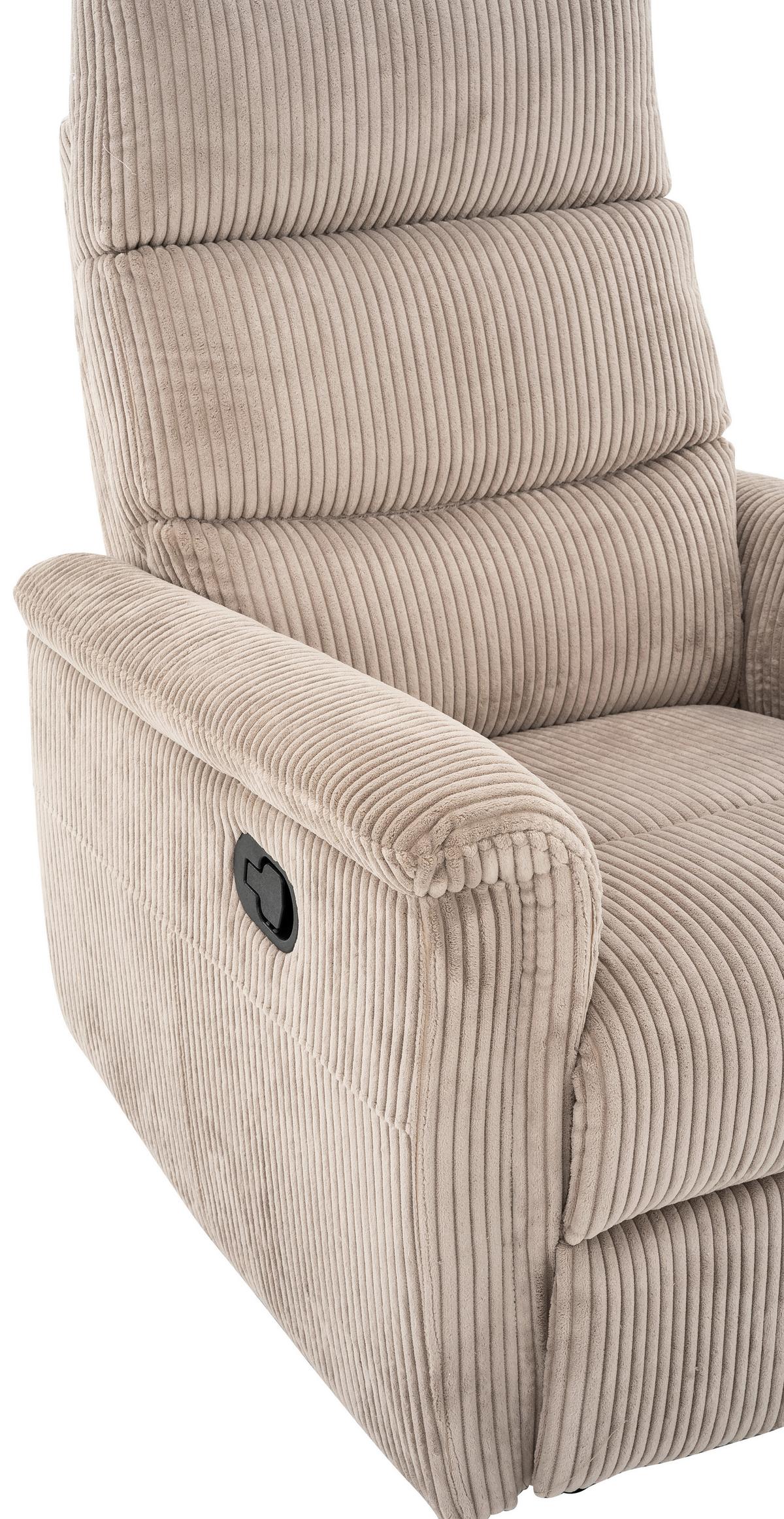 Počivalnik Xeno, Svetlo Rjava - svetlo rjava/črna, Design, kovina/umetna masa (78/108/89cm) - Livetastic