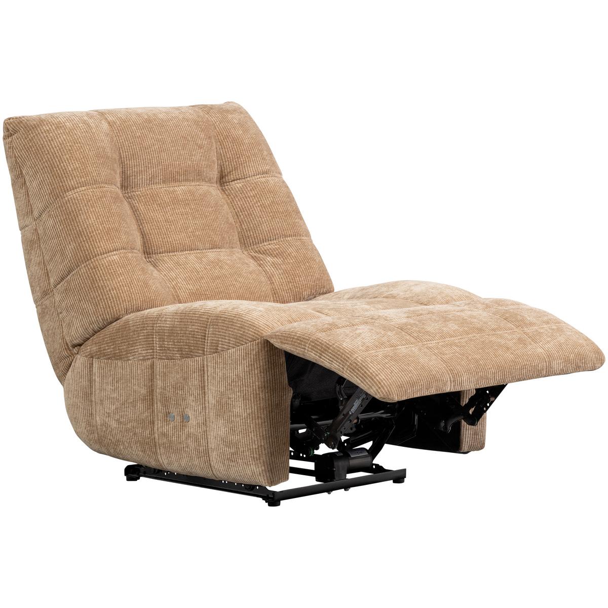 RELAXSESSEL Hein Hellbraun B: 98cm - Hellbraun, Design, Textil (98/94/83cm) - Livetastic