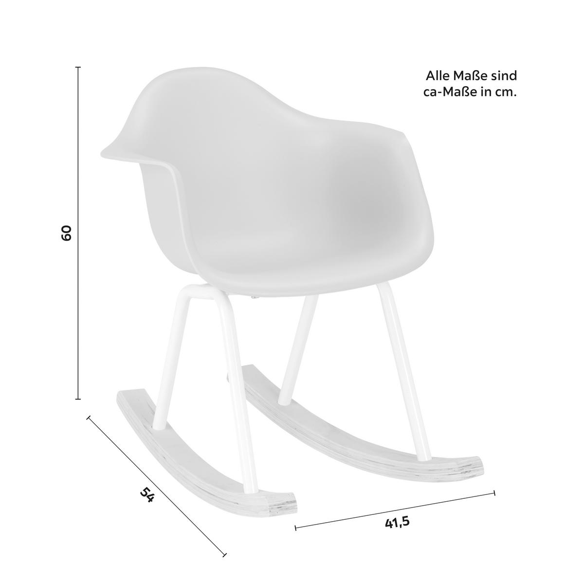 Kinderstuhl Bobby Blau Kunststoff - Blau, MODERN, Holz/Kunststoff (41,5/60/54cm) - Bessagi Kids