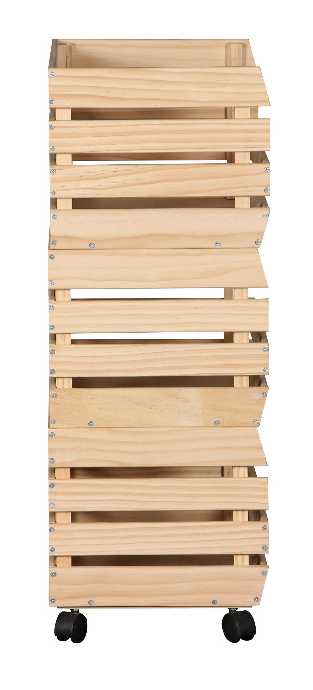 Beistellregal Malaga in Naturfarben - Schwarz/Naturfarben, Konventionell, Holz/Holzwerkstoff (37/80/30cm) - Mömax