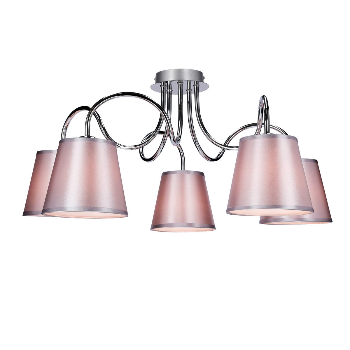 Stropna Svjetiljka Luk - boje kroma, Konvencionalno, metal/plastika (70/70/36cm)