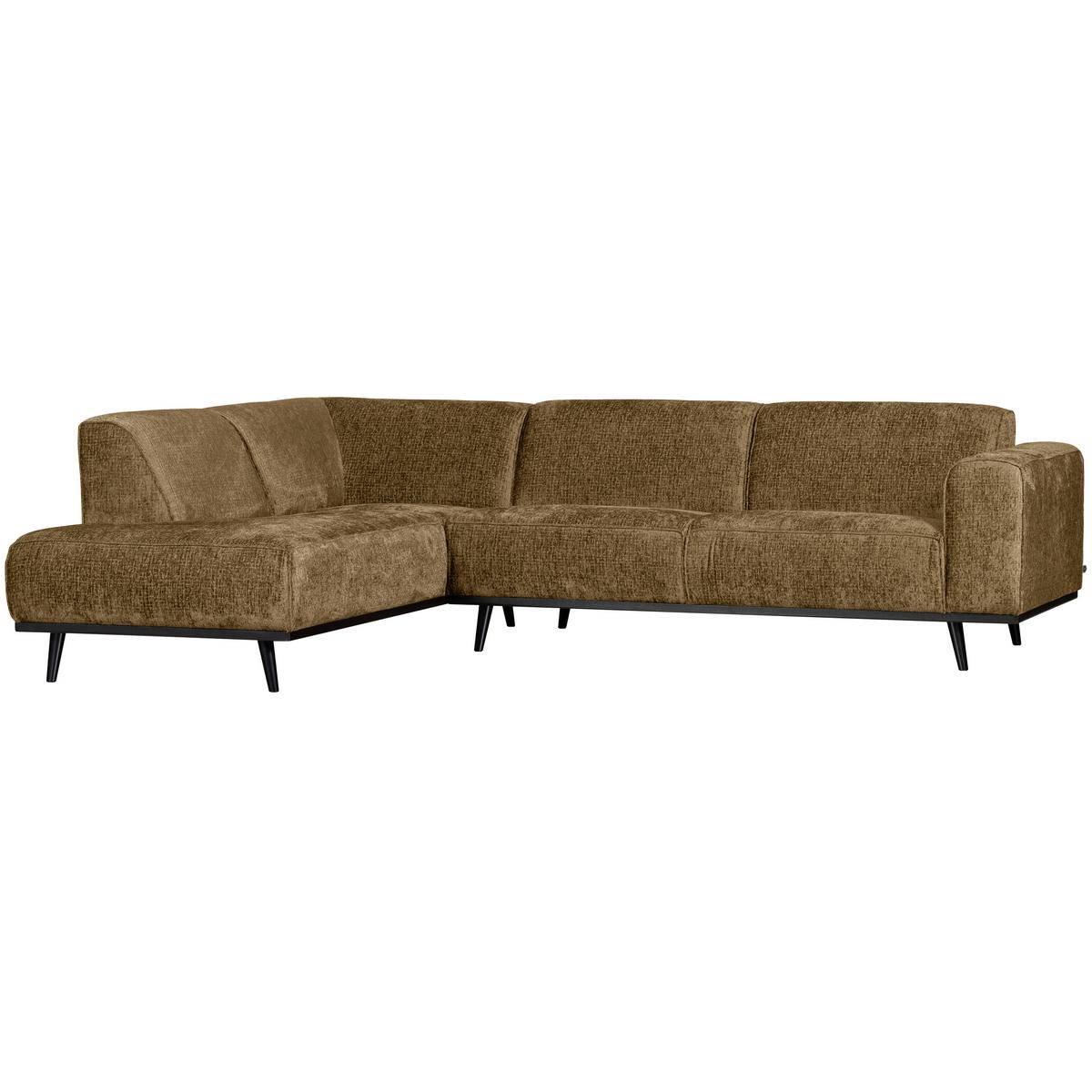 ECKSOFA Statement Gelb S: 210x274cm - Gelb/Schwarz, Design, Holz/Textil (210/274cm) - Livetastic