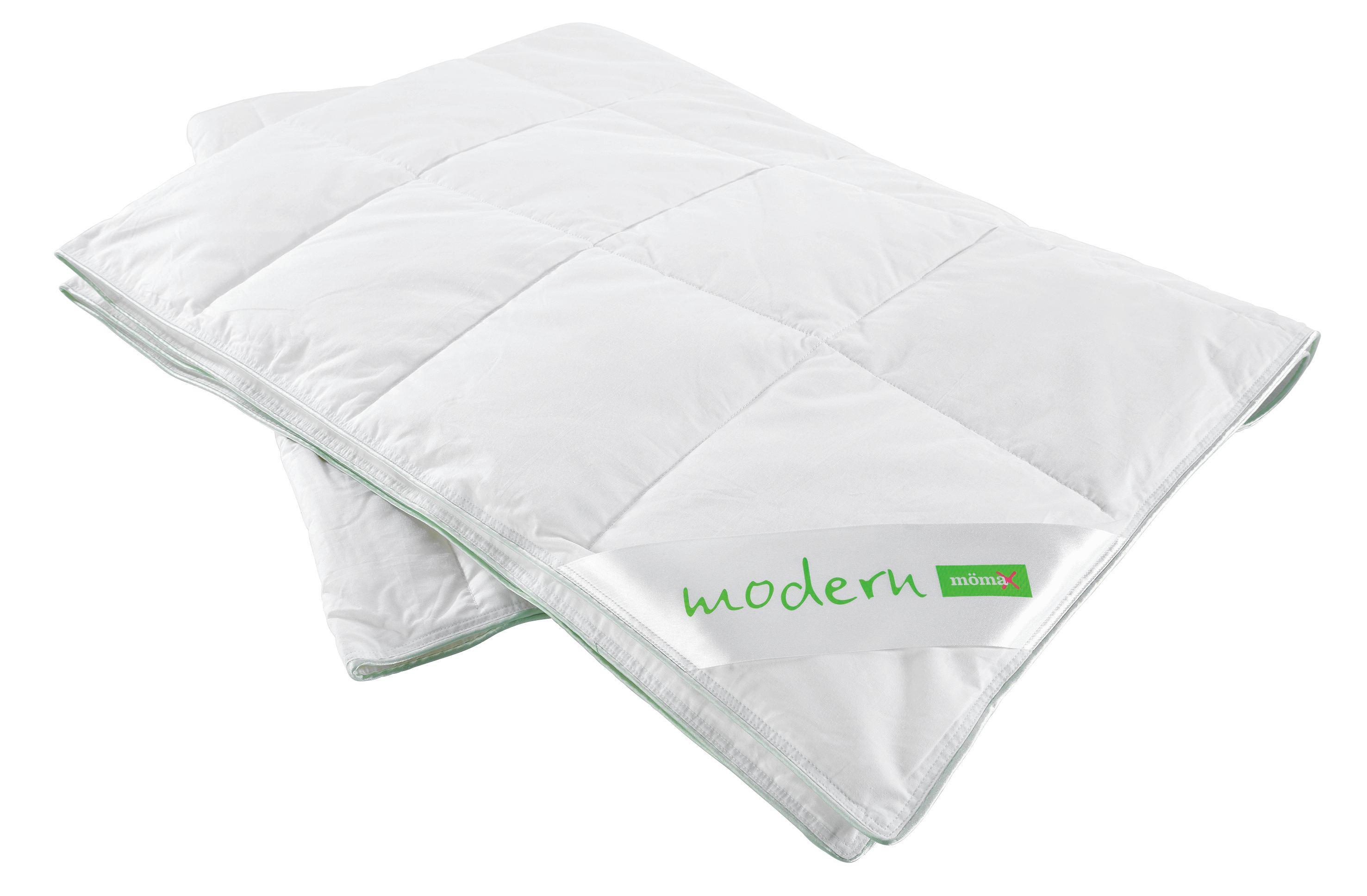 Einziehdecke Modern, ca. 135-140x200cm - Weiß, Textil (135/200cm) - Nadana