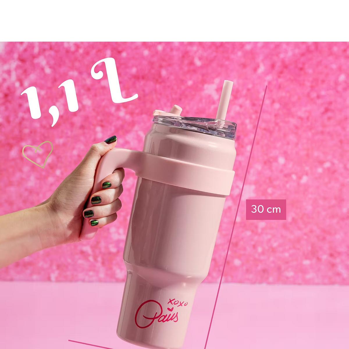 Steklenička Paris Hilton - pink, Design, kovina (10/15/30cm) - Paris Hilton