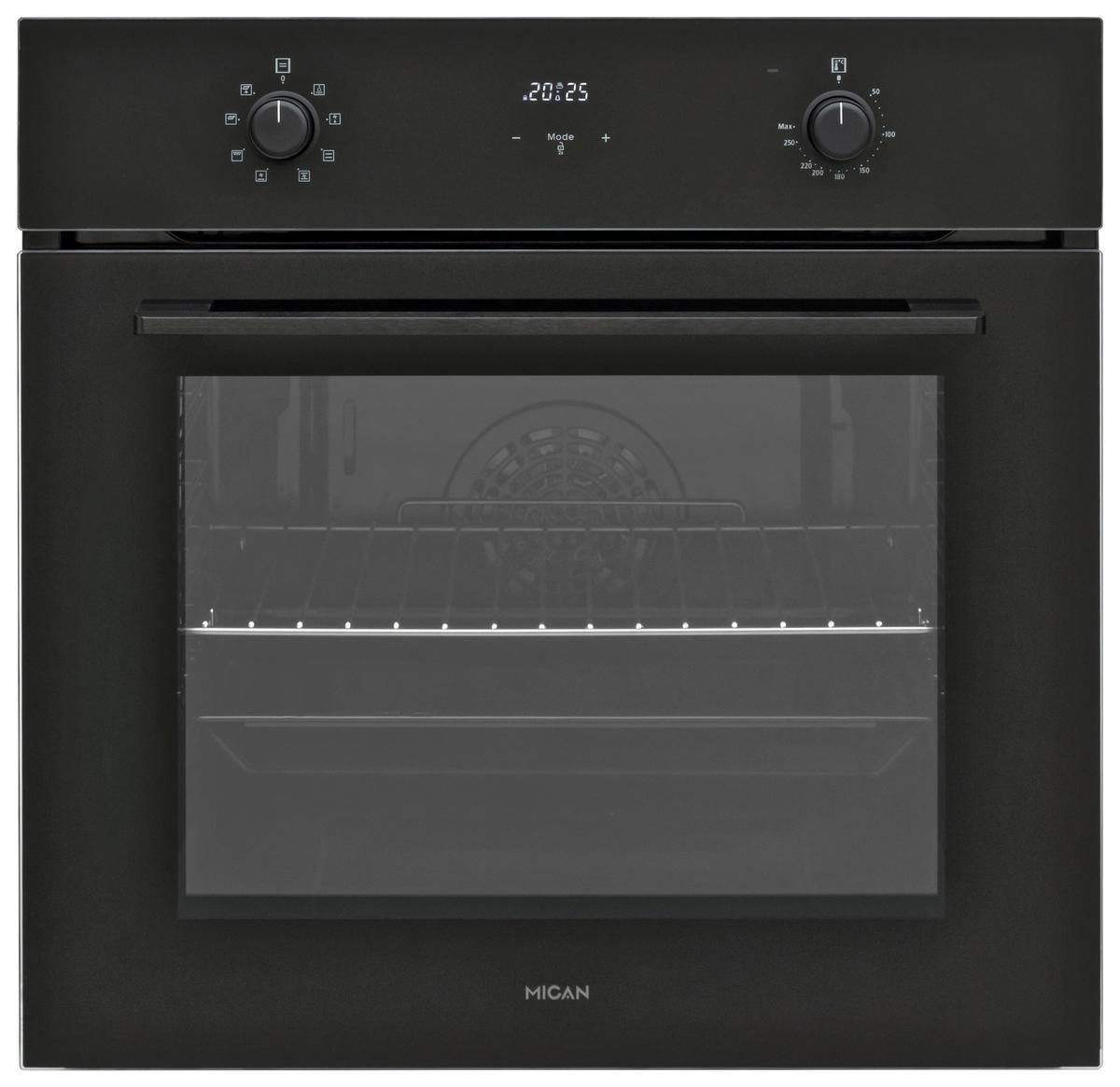Beépíthető Sütő Mican Boahsd65 - fekete, Basics, Üveg/fém (59,5/59,5/57cm) - Mican