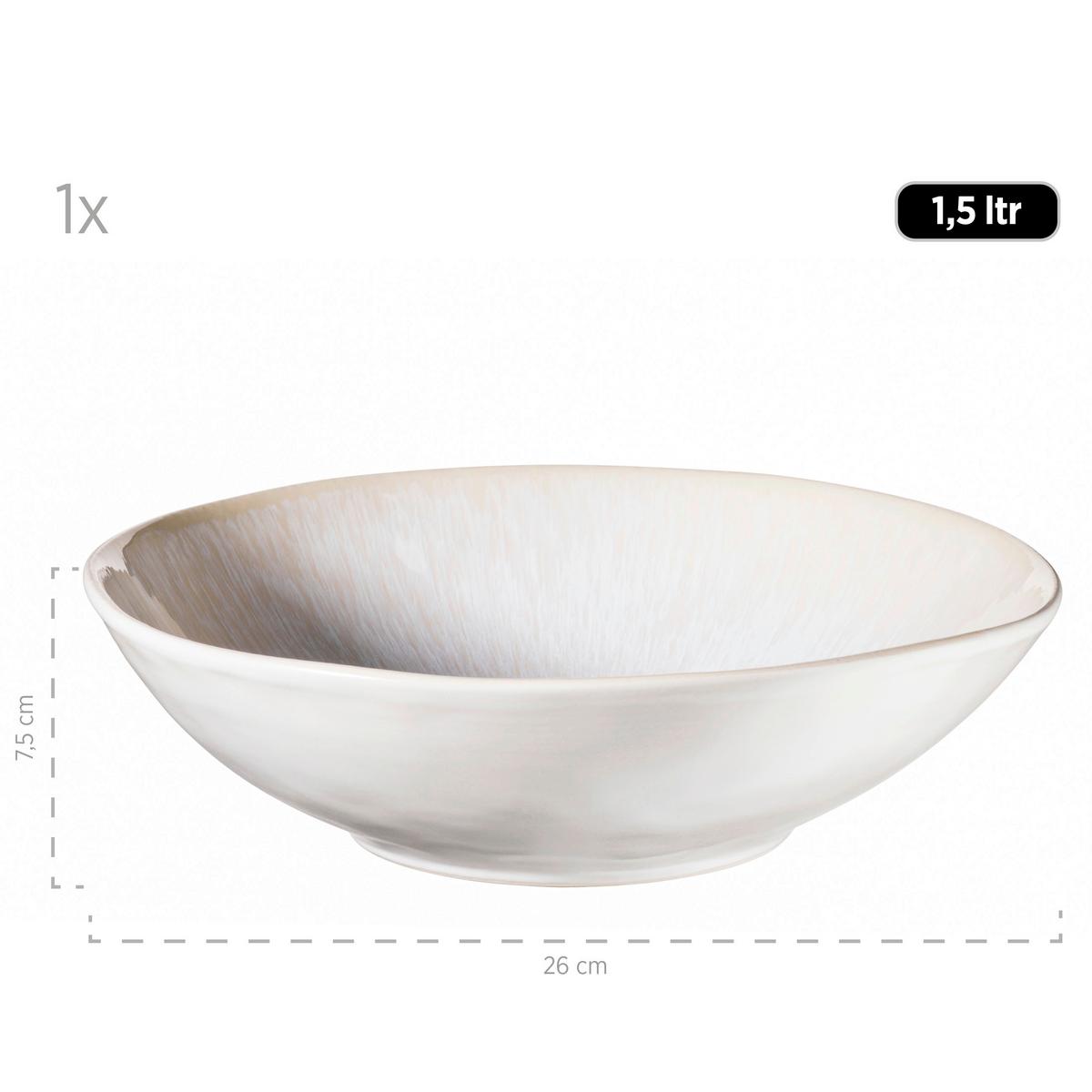 SCHÜSSELSET SCHÜSSELSET, 934014 - Weiss, Basics, Keramik (26/7,5/26cm) - Mäser