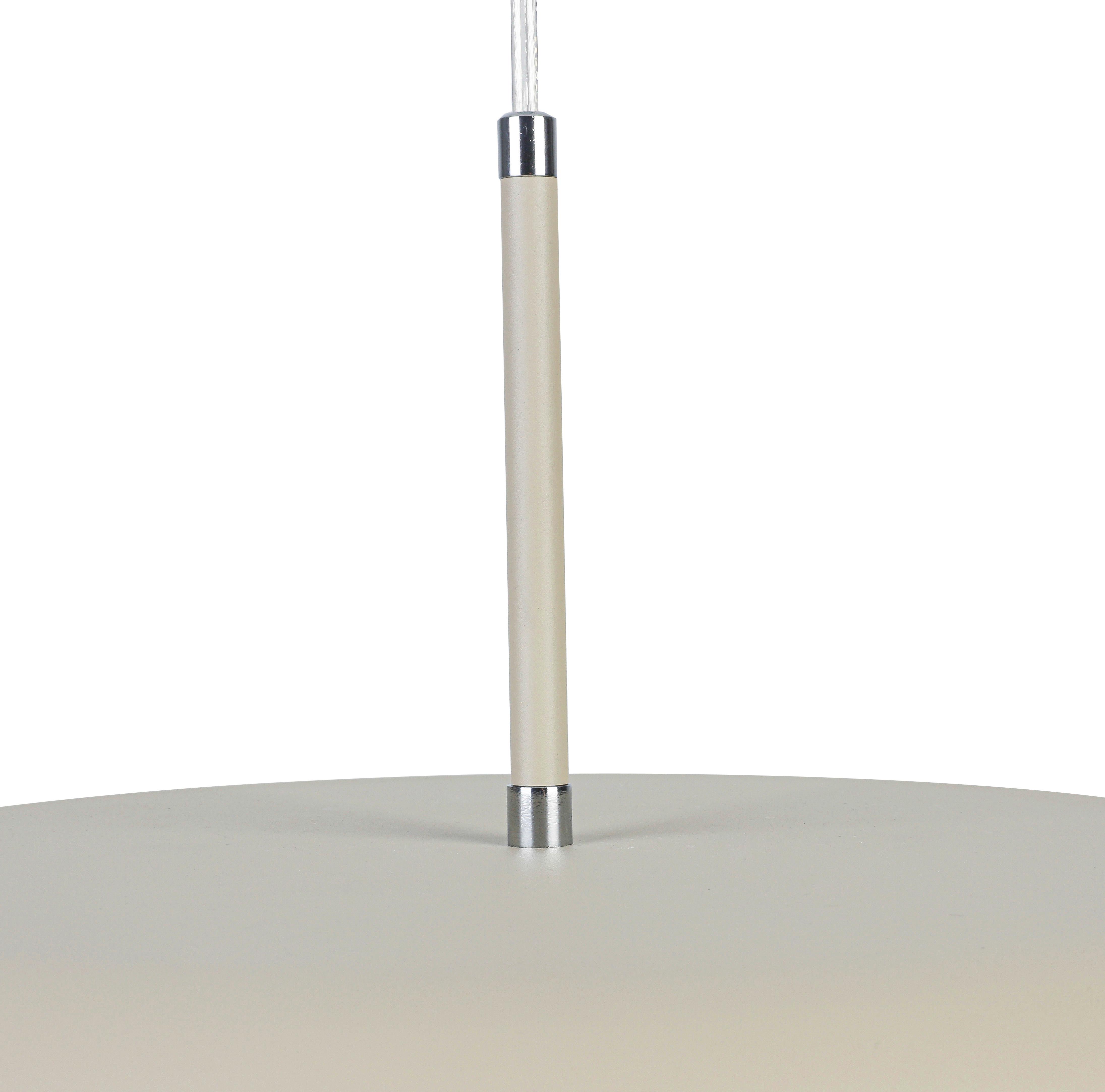 LED-HÄNGLAMPA MIKE - vit/sandfärgad, Modern, metall/plast (40/40/130cm) - Mömax