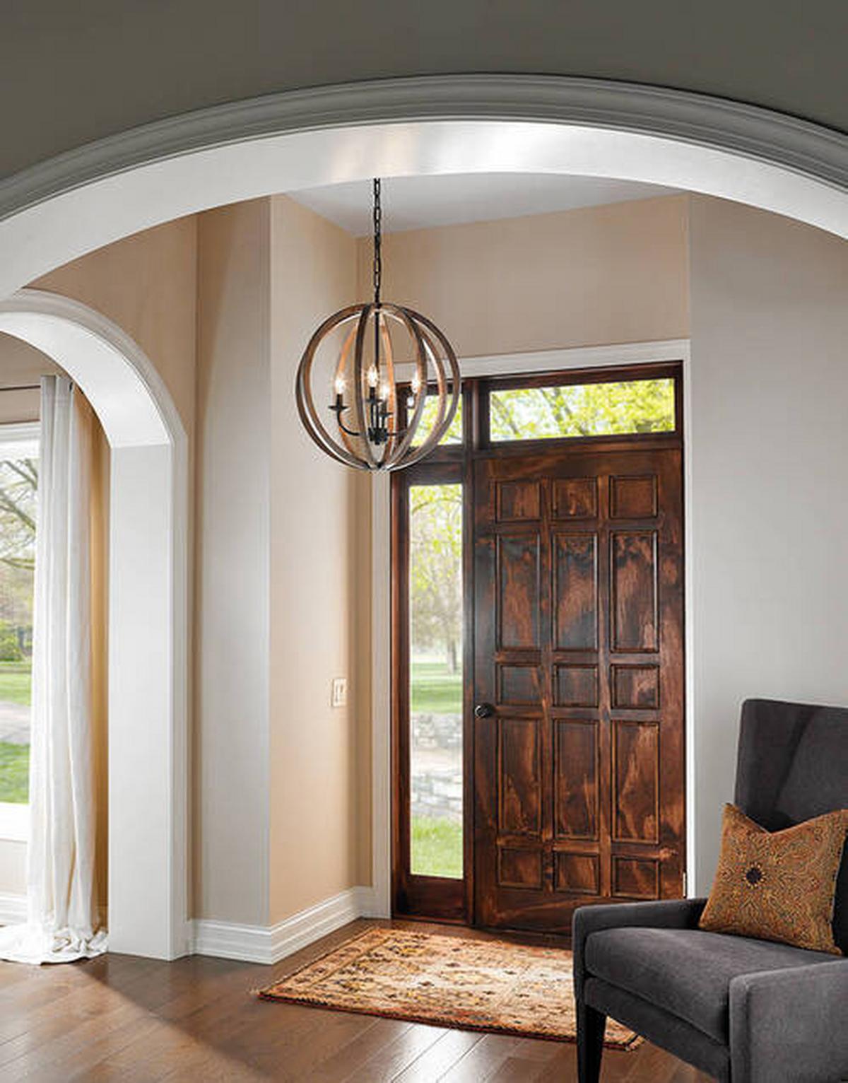 Viseća Svjetiljka Allier Fe-Allier-P-Ww - boje hrasta, Konvencionalno, drvo/metal (25.4/47cm) - Elstead Lighting