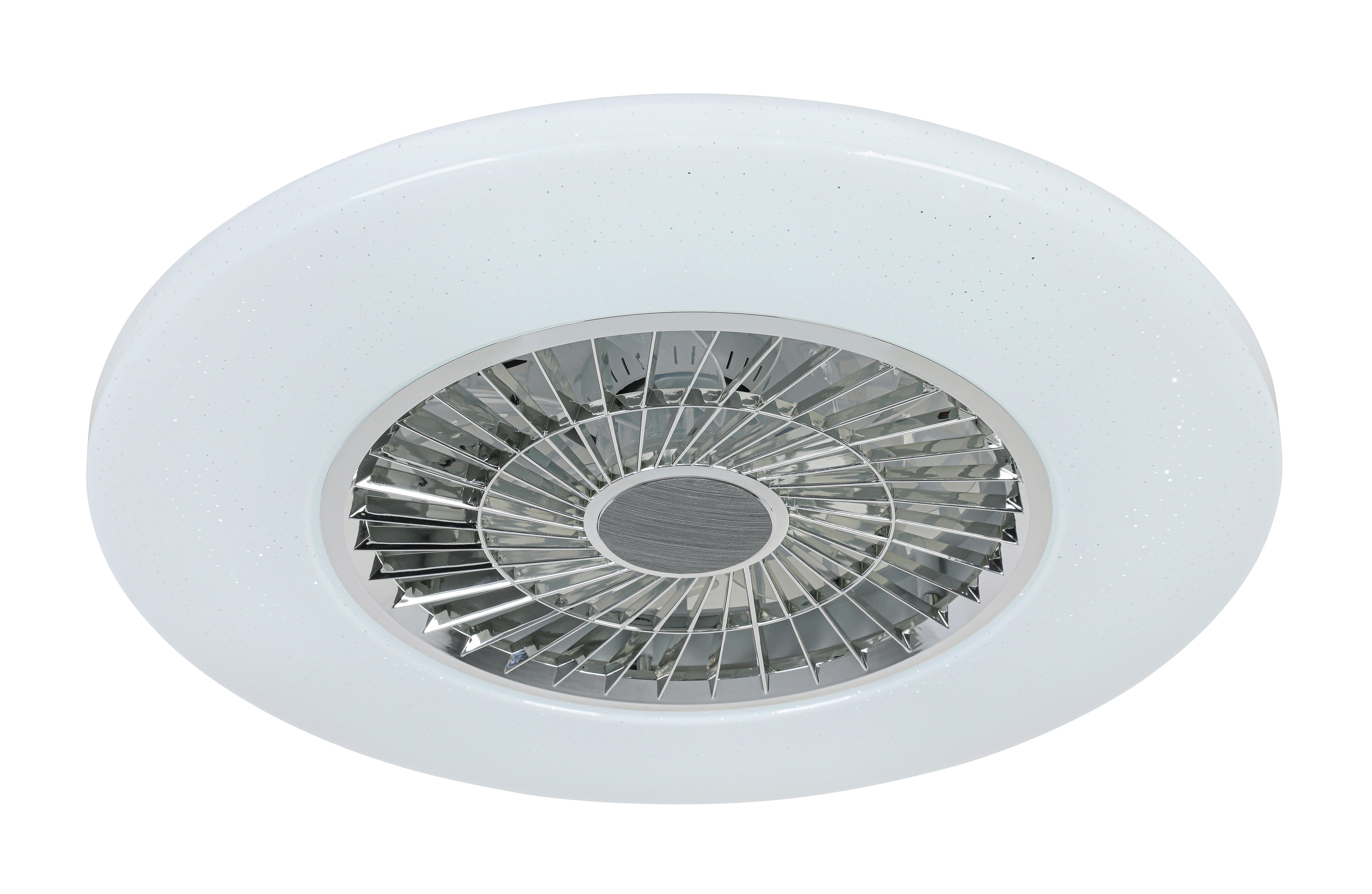 LED-TAKLAMPA LUFTIKU - vit/kromfärg, Klassisk, metall/plast (58/14,5cm) - Premium Living