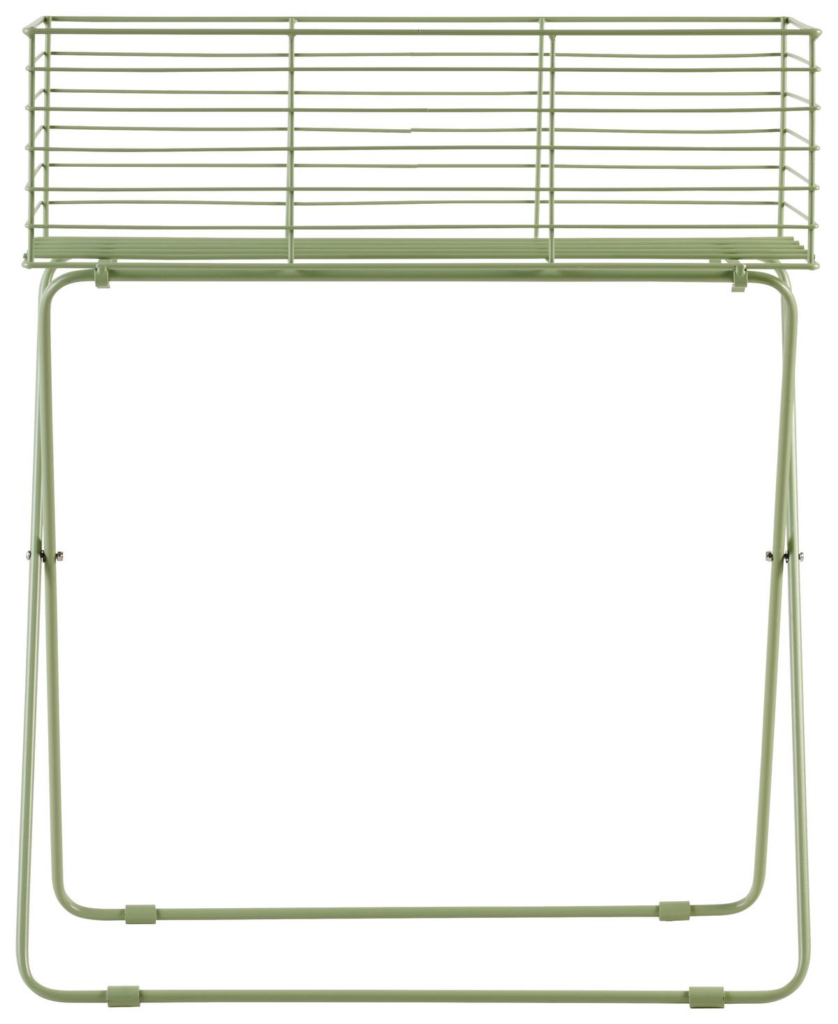 Növénytartó Green Times - pasztellzöld, Basics, fém (60/72/24cm) - Modern Living