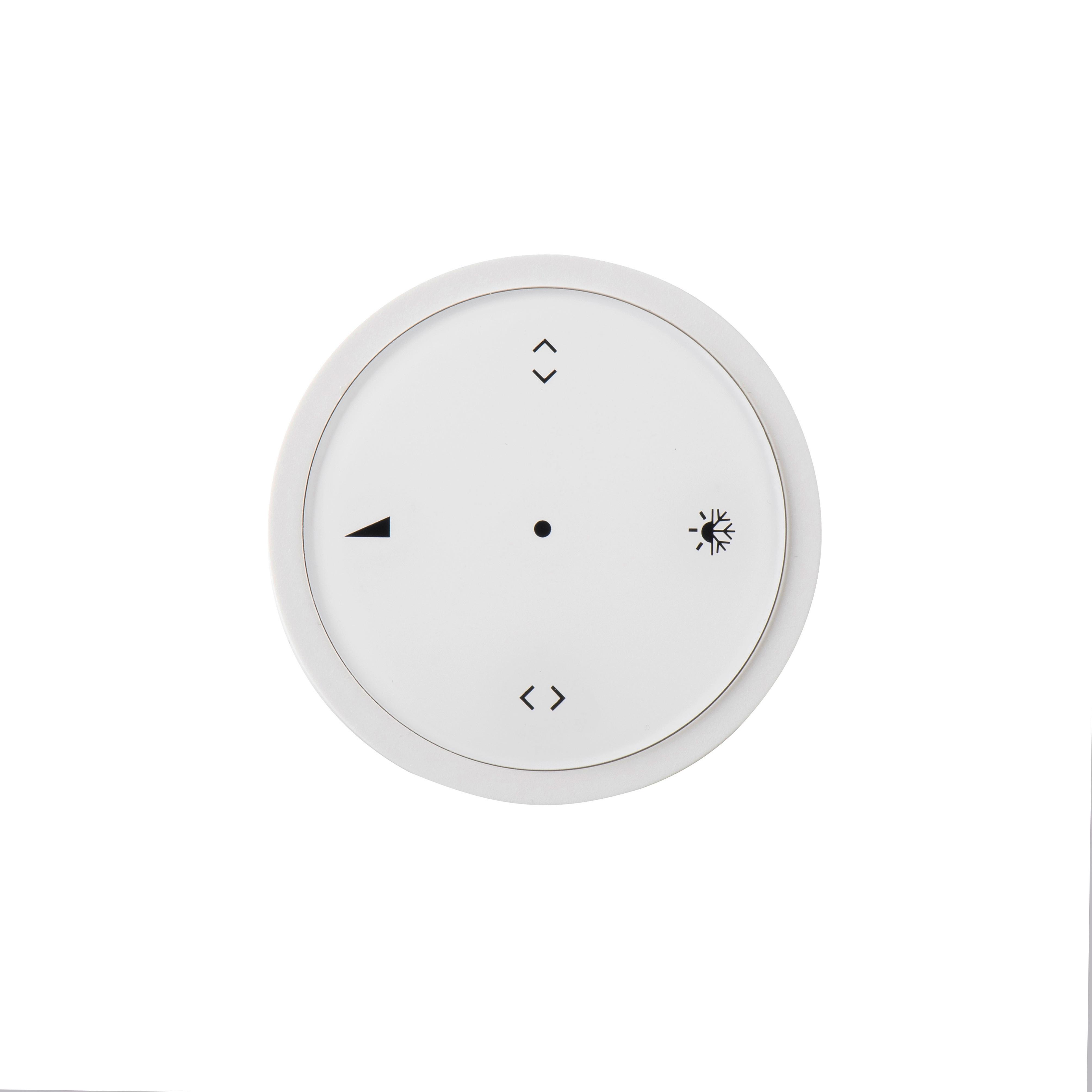 PILOT ZDALENGO STEROWANIA E0040105 PURE MOTO-RISE - biały, Basics, tworzywo sztuczne (5,5/5,5/1,8cm) - Paul Neuhaus