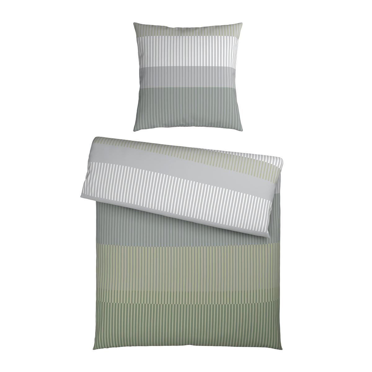Bettwäsche Hannes Grün ca. 135x200cm - Grün, Textil (135/200cm) - Mömax